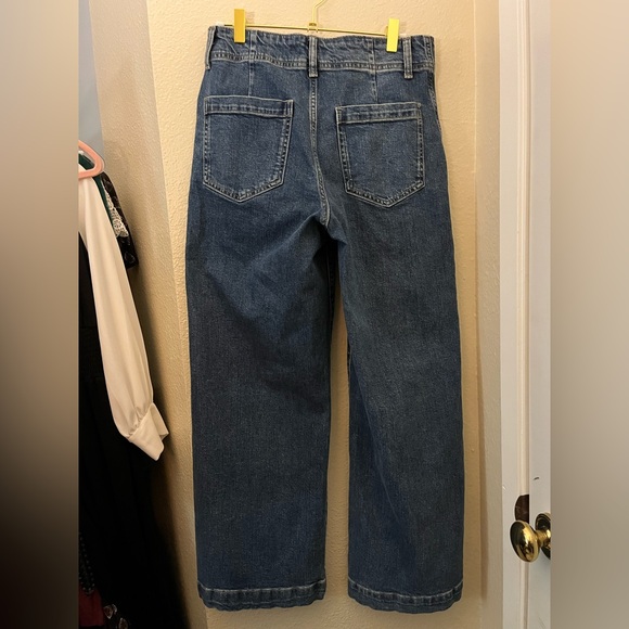 GAP High Rise Wide Leg Crop Jeans - Picture 6 of 11
